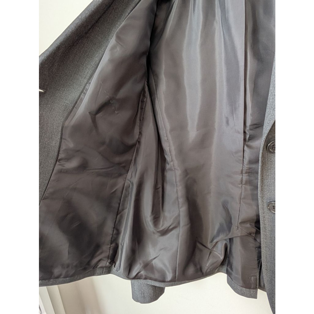 Calvin Klein Gray Stretch Blazer Jacket Size 10, women's - Picture 4 of 8
